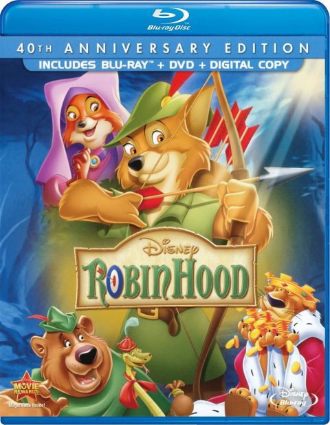 robinhooddisney Robin Hood Blu-Ray + DVD ZONA 1