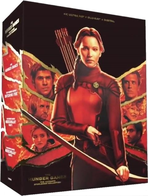 01 The Hunger Games: Ultimate Collection UHD4K + Blu-Ray (Best Buy Exclusive SteelBook)