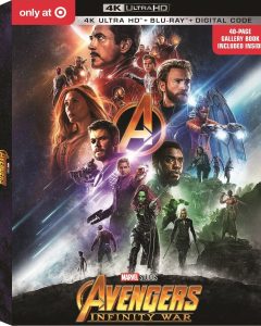 Avengers: Infinity War UHD4K + Blu-Ray (Target Exclusive DigiPack)