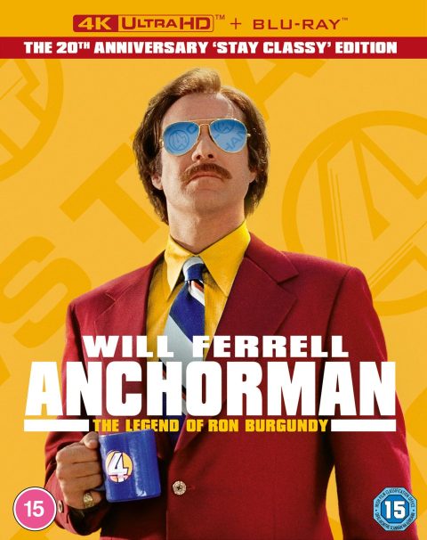 07 Anchorman: The Legend of Ron Burgundy UHD4K + Blu-Ray (20th Anniversary Edition) (UK)