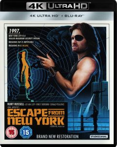 [USADO] Escape from New York UHD4K + Blu-Ray (UK)