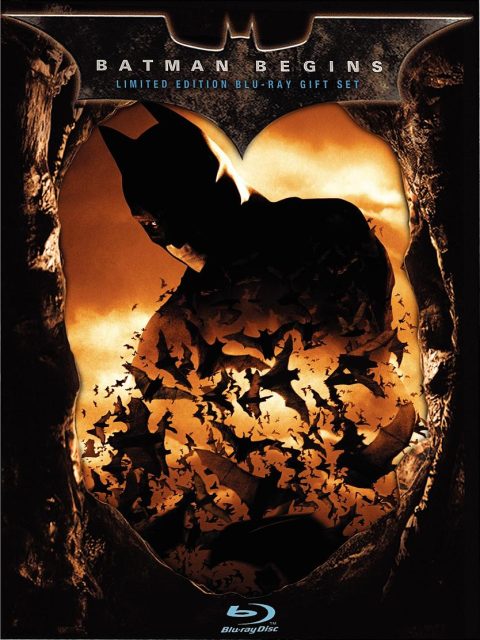 [USADO] Batman Begins Blu-Ray (imited Edition Gift Set / Lenticular Cover / Comic Book / Postcards / Prologue Booklet)