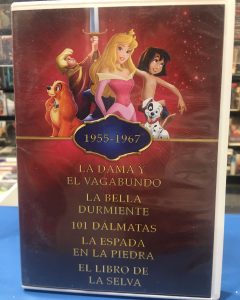 [USADO] 50 Clásicos Disney Vol. 3 1955-1967 (La Dama y el Vagabundo / La Bella Durmiente / 101 Dálmatas / La Espada en la Piedra / El Libro de la Selva) DVD