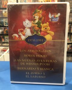 [USADO] 50 Clásicos Disney Vol. 4 1970-1981 (Los Aristogatos / Robin Hood / Las Nuevas Aventuras de Winnie Pooh / Bernardo y Bianca / El Zorro y el Sabueso) DVD