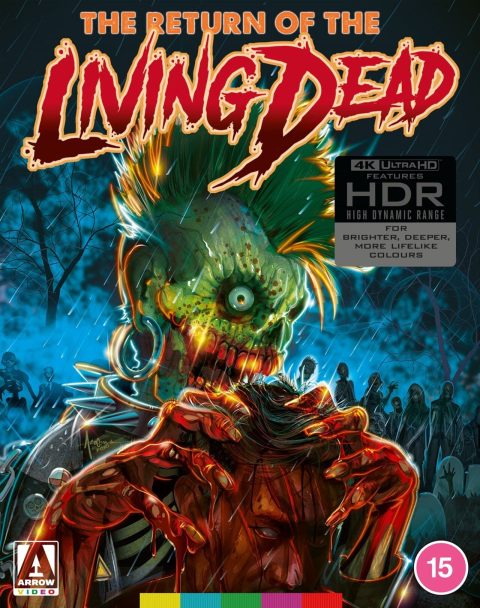 08 The Return of the Living Dead UHD4K + Blu-Ray (Feat. More Brains! A Return to the Living Dead Docu BD) (UK)