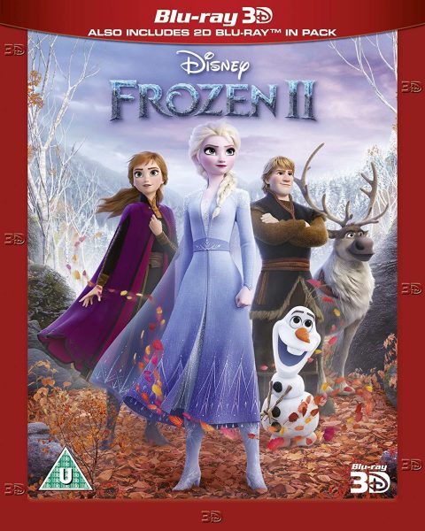 10 Frozen II 3D + Blu-Ray (UK)