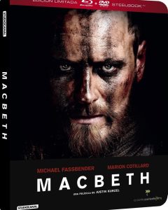 [USADO] Macbeth Blu-Ray ZONA B + DVD Zona 1 (SteelBook)