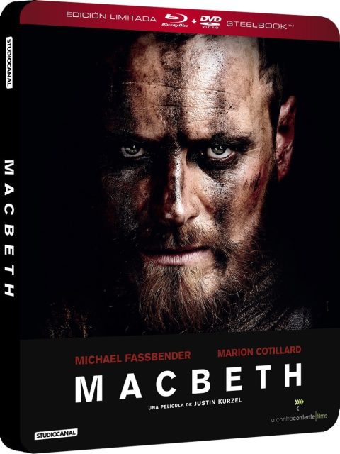 [USADO] Macbeth Blu-Ray ZONA B + DVD Zona 1 (SteelBook)