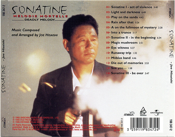 Sonatine: Melodie Mortelle - Original Motion Picture Soundtrack CD - Imagen 3