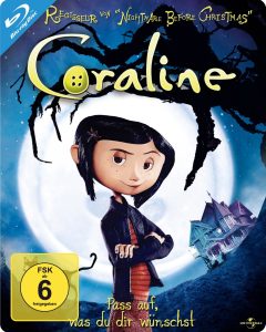 [USADO] Coraline Blu-Ray (SteelBook /Universal 100th Anniversary)