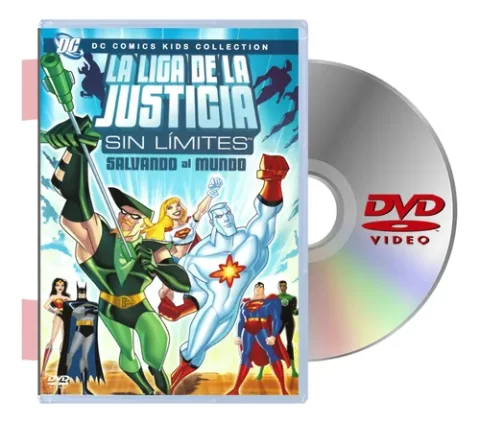 [USADO] Justice League Unlimited (Liga de la Justicia sin Límites: Salvando al Mundo) DVD (DC Comics Kids Collection)