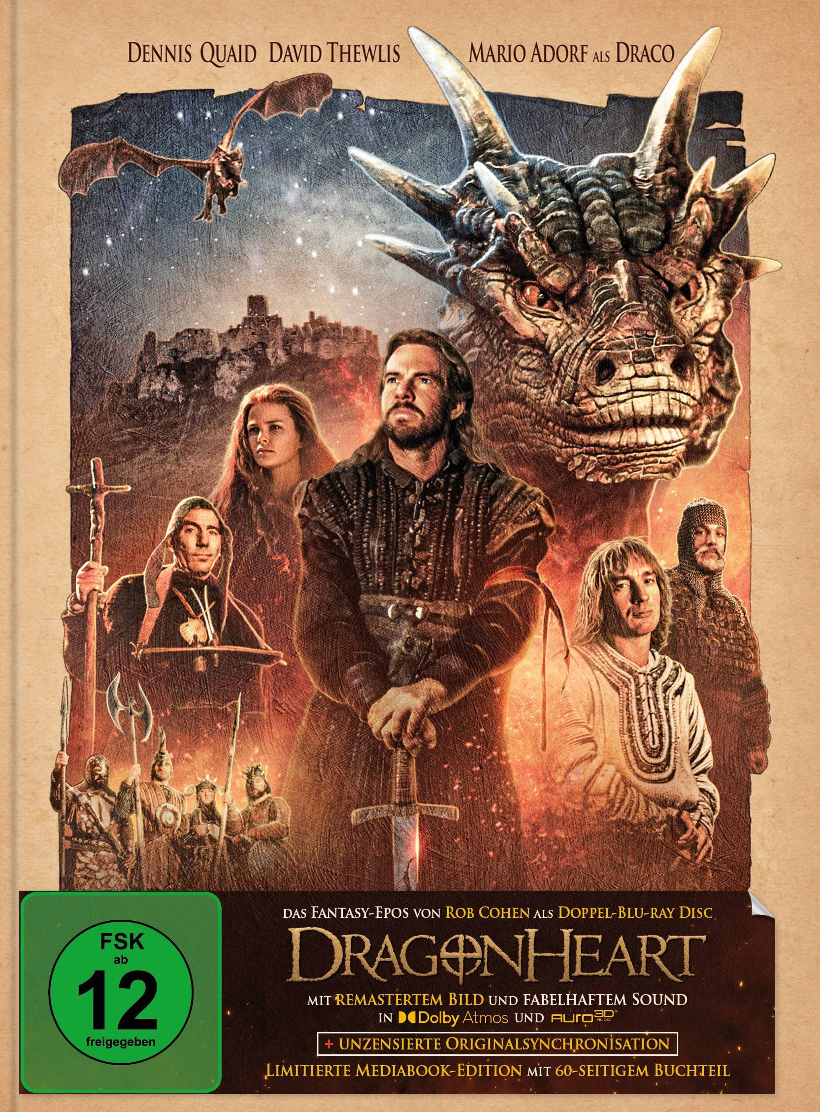 DragonHeart Blu-Ray ZONA B (DigiBook / Turbine Exclusive Mediabook)