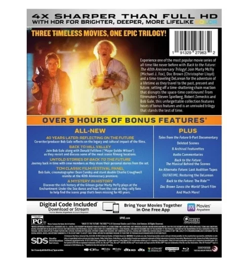 03 Back to the Future - The Ultimate Trilogy UHD4K + Blu-Ray (40th Anniversary Edition)
