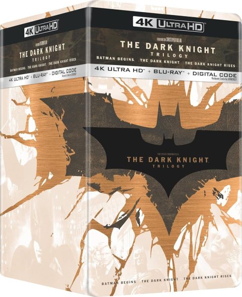 The Dark Knight Trilogy UHD4K + Blu-Ray (SteelBook / Amazon Library Exclusive)
