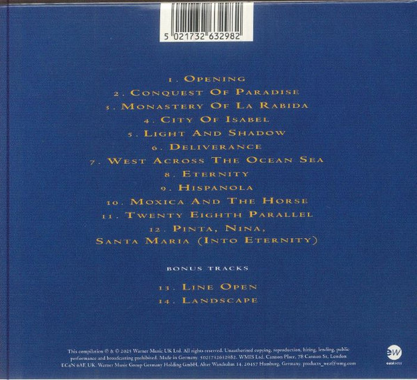 1492 - Conquest Of Paradise (Music From The Original Soundtrack) CD - Imagen 2