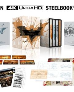 The Dark Knight Trilogy UHD4K + Blu-Ray (SteelBook / Amazon Library Exclusive)