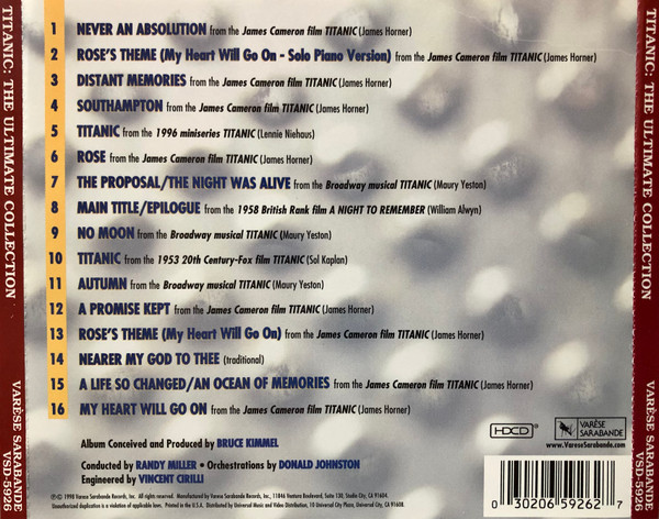 Titanic - The Ultimate Collection CD - Imagen 3