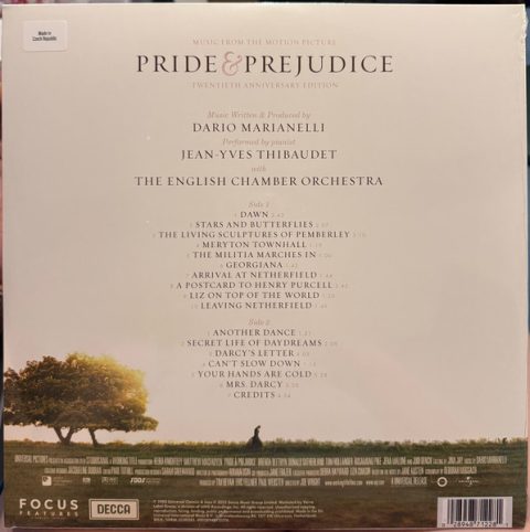 07a Pride & Prejudice - Music From The Motion Picture Vinyl