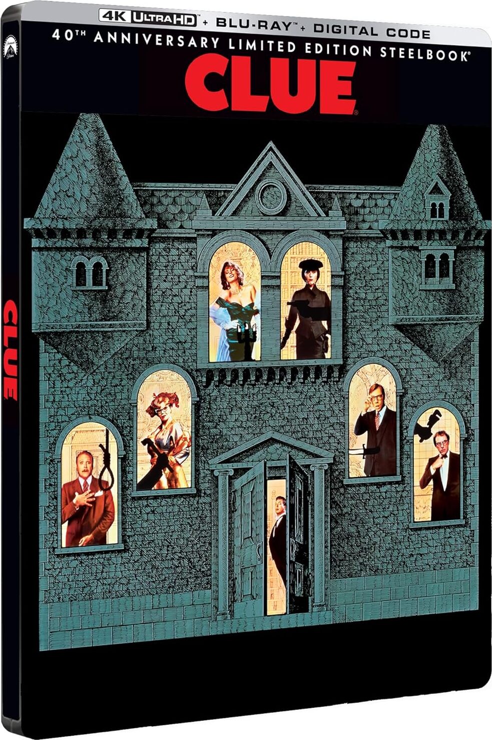 Clue UHD4K + Blu-Ray (SteelBook / 40th Anniversary Edition) - Imagen 2
