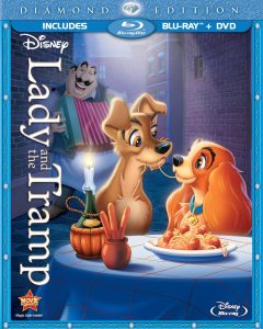 [USADO] Lady and the Tramp Blu-Ray + DVD (Diamond Edition) (Incluye Slipcover)