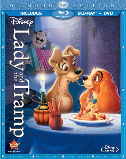 [USADO] Lady and the Tramp Blu-Ray + DVD (Diamond Edition) (Incluye Slipcover)