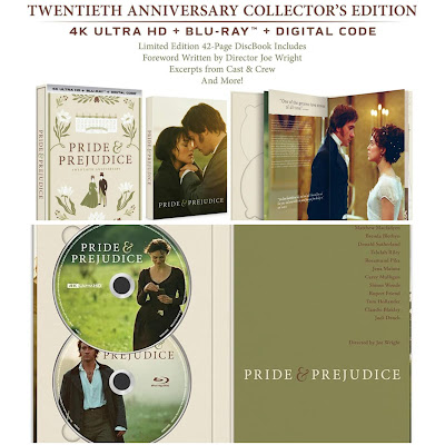 Pride and Prejudice UHD4K + Blu-Ray (Twentieth Anniversary Collector's Edition DigiBook)