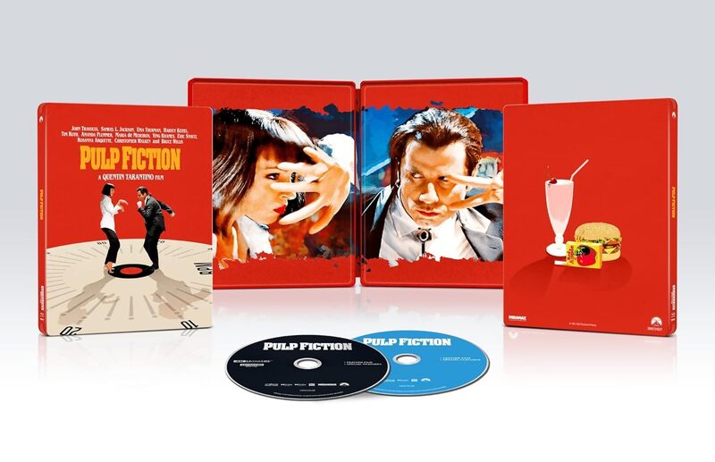 Pulp Fiction UHD + Blu-Ray (SteelBook) (Second Printing)