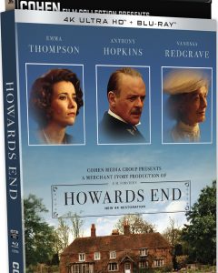 Howard's End UHD4K + Blu-Ray