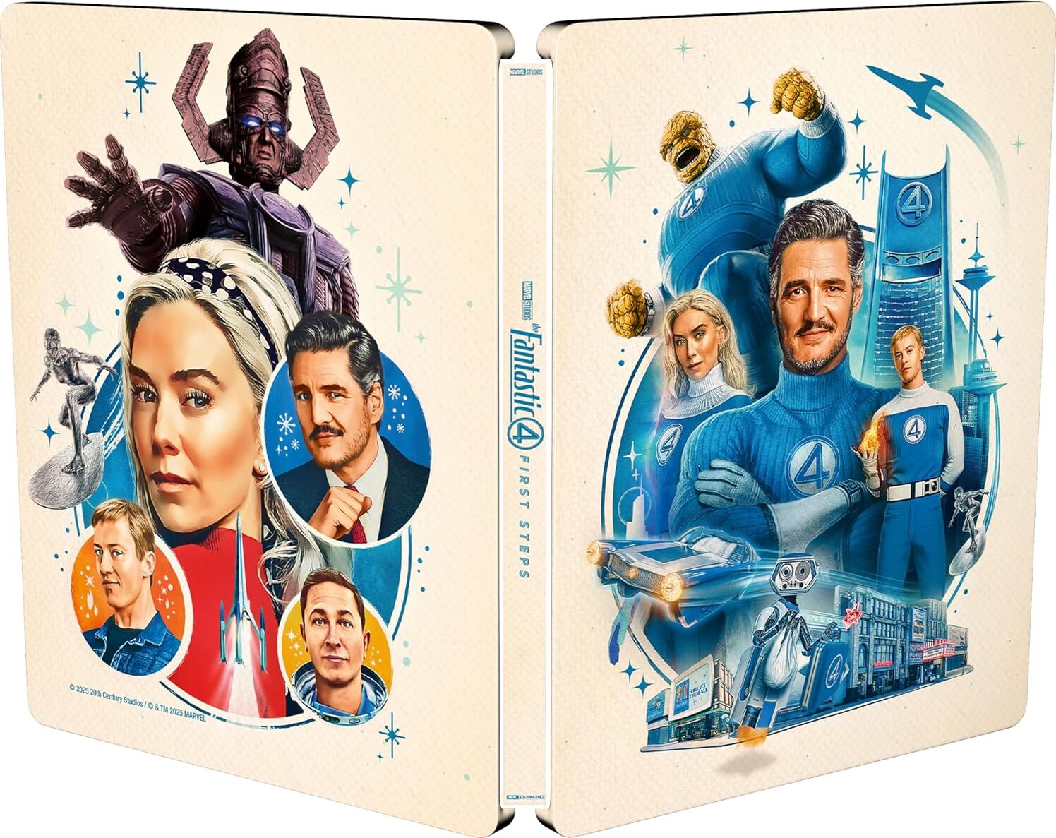 The Fantastic Four - First Steps UHD4K + Blu-Ray (SteelBook) (UK) - Imagen 4