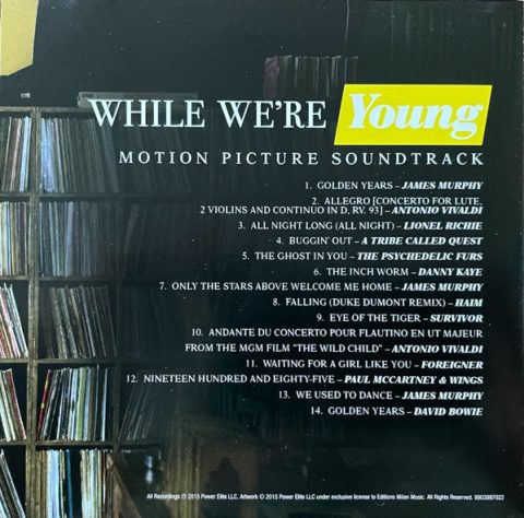 04a While We're Young - Motion Picture Soundtrack CD