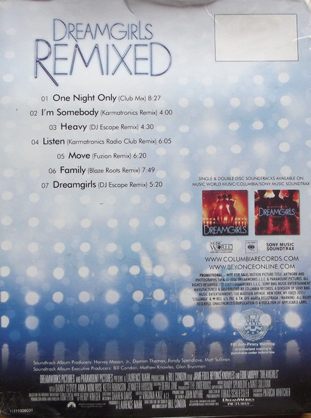 Dreamgirls Remixed Ep CD - Imagen 4
