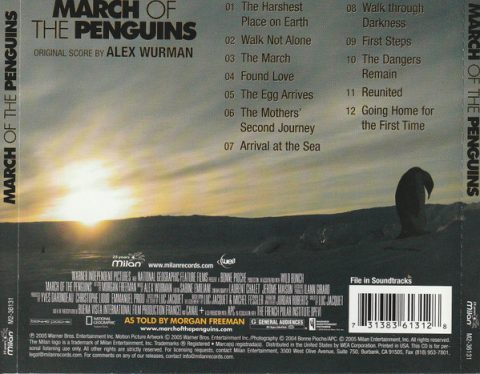 March Of The Penguins - Original Motion Picture Soundtrack CD