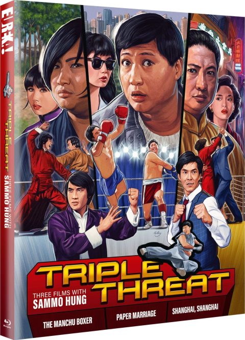 Triple Threat: Three Films with Sammo Hung Blu-Ray (Incluye disco extra / Edición limitada: 2.000 copias)