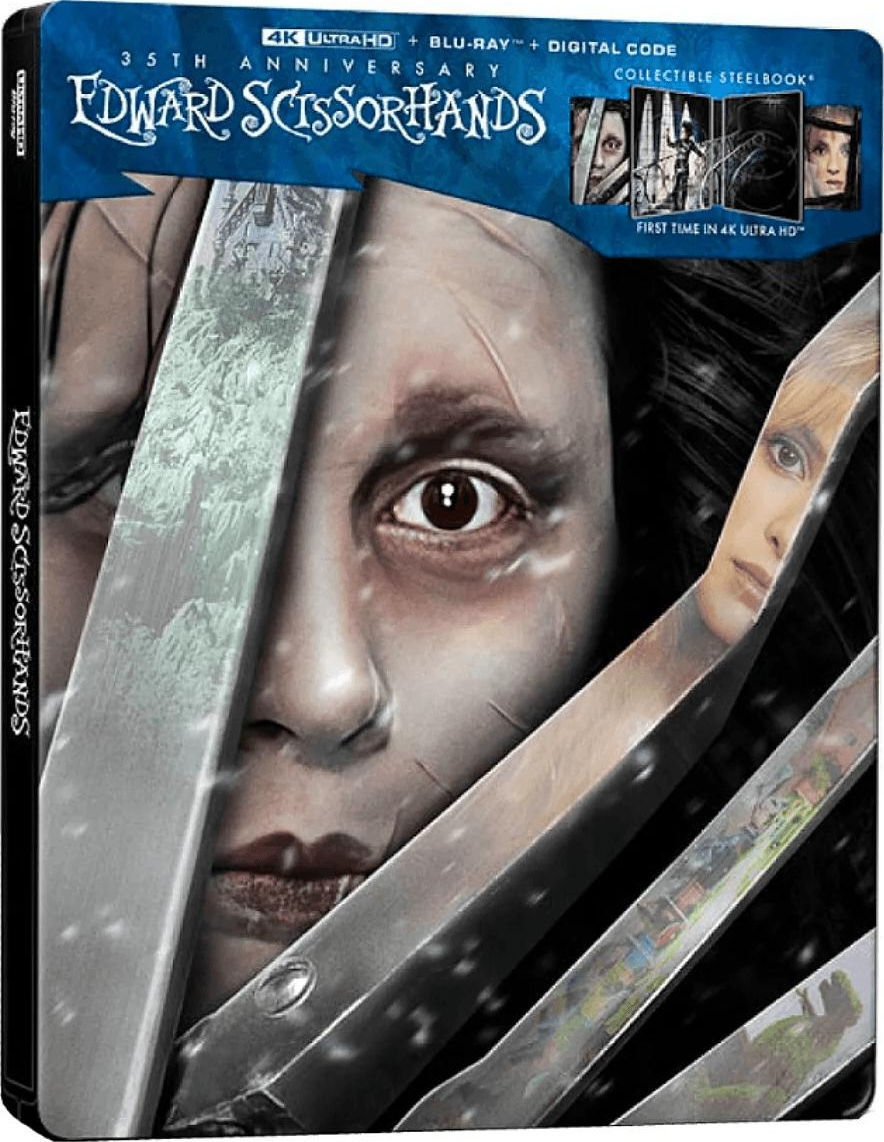 Edward Scissorhands UHD4K + Blu-Ray (30th Anniversary Collectible SteelBook) - Imagen 2