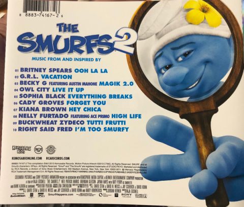 11a The Smurfs 2: Music From And Inspired By CD