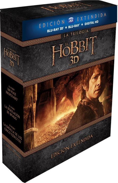 [USADO] The Hobbit: The Motion Picture Trilogy 3D Blu-Ray [Trilogía Edición Extendida]