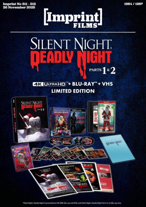 Silent Night Deadly Night Parts 1 & 2 UHD4K + Blu-Ray + (Limited Box Set)