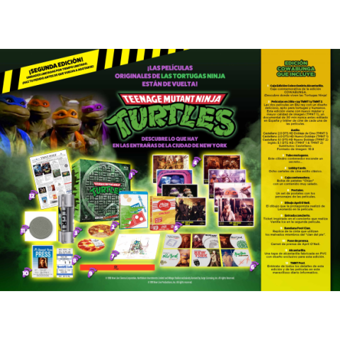 16b Teenage Mutant Ninja Turtles 1990-1991 Blu-Ray ZONA B (Edición Cowabunga!)