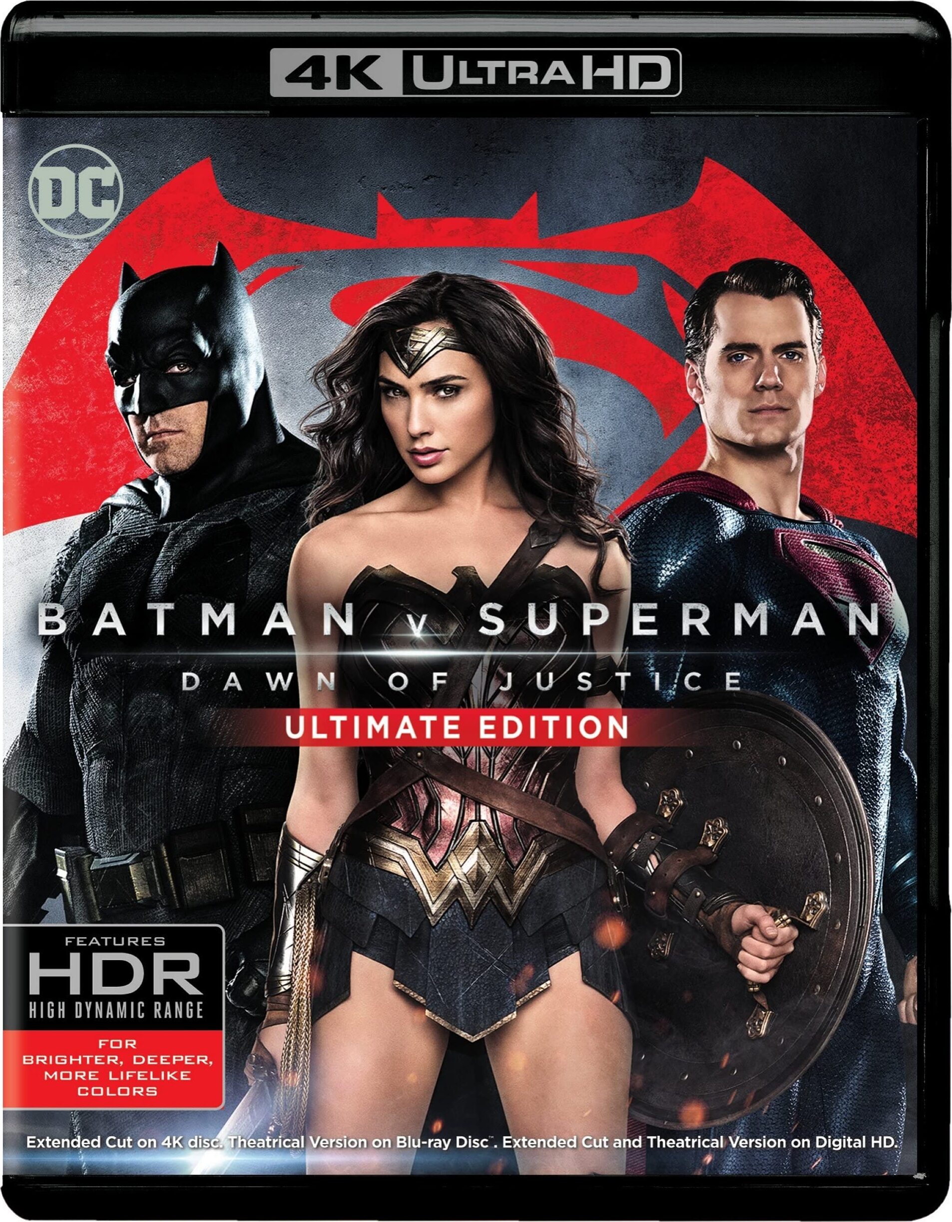 Batman V Superman Dawn of Justice UHD4K + Blu-Ray (MX)