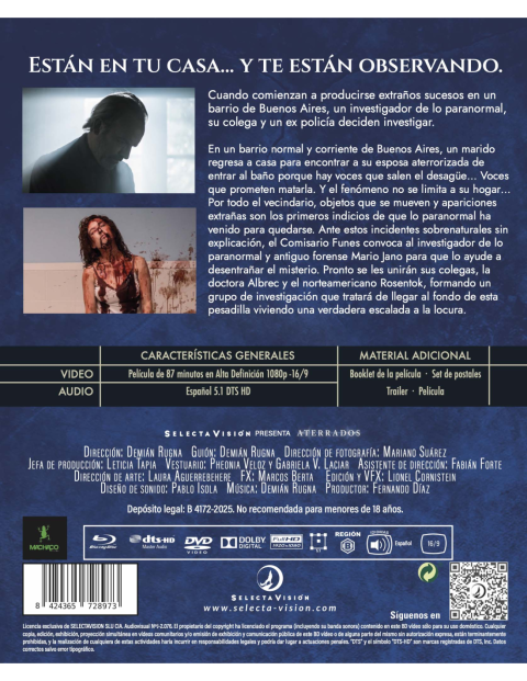 26c Aterrados Blu-Ray + DVD (Edición Coleccionista + Booklet)