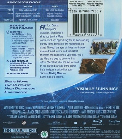 [USADO] Roving Mars Blu-ray