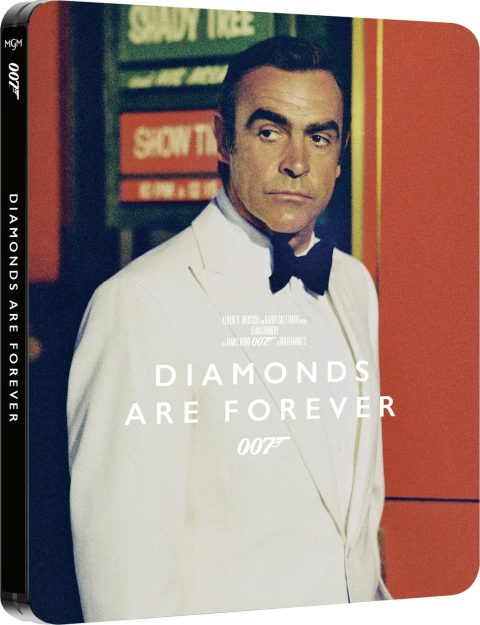 386195_front Diamonds Are Forever UHD4K + Blu-Ray (Steelbook) (From Sean Connery 007 James Bond Limited Edition Library Case) (UK) (CAJA DAÑADA)