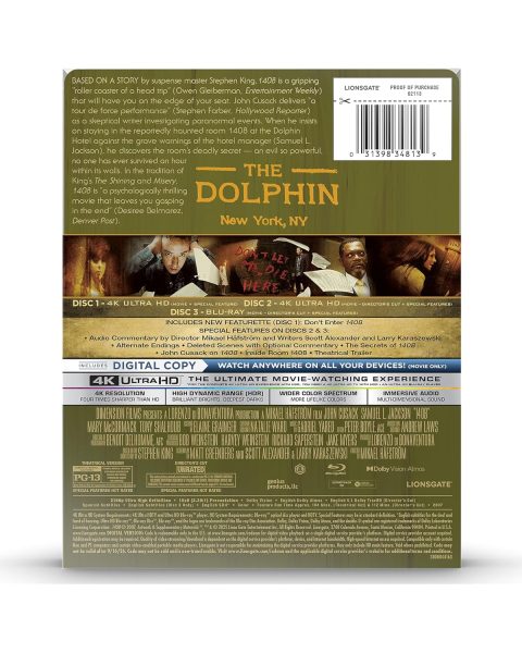 1408 UHD4K + Blu-Ray (Amazon Exclusive SteelBook)