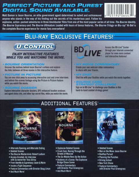[USADO] The Bourne Trilogy Blu-ray