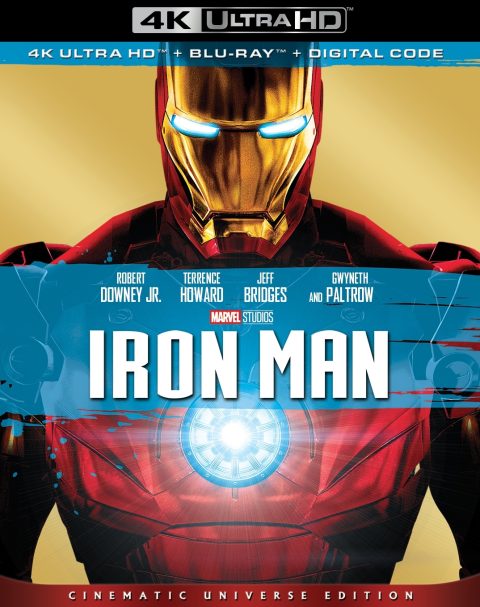 [USADO] Iron Man UHD4K + Blu-Ray (Cinematic Universe Edition) (Incluye Slipcover)