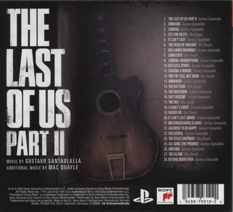 The Last Of Us Part II - Original Soundtrack CD