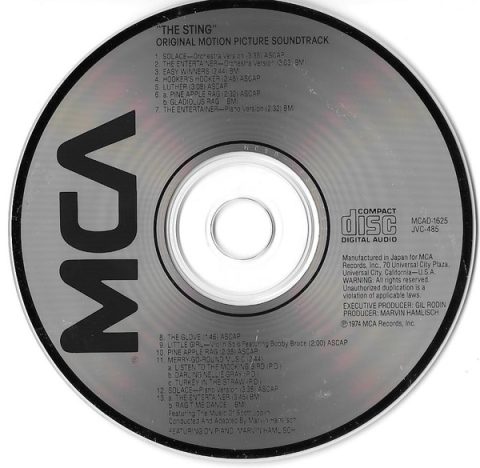 [USADO] The Sting - Original Motion Picture Soundtrack CD