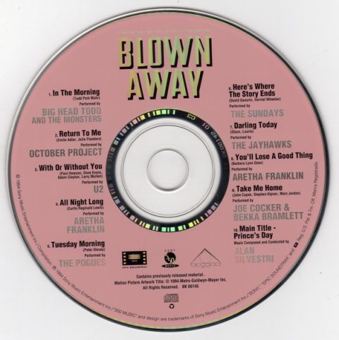 Blown Away - Music From The Motion Picture CD