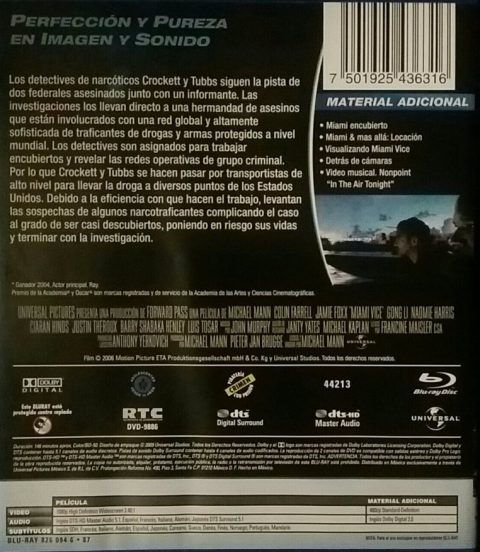 [USADO] Miami Vice Blu-Ray
