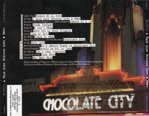 A Thin Line Between Love & Hate - Music From The Motion Picture CD